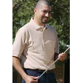 Men's Pique Golf Polo Pocket Shirt